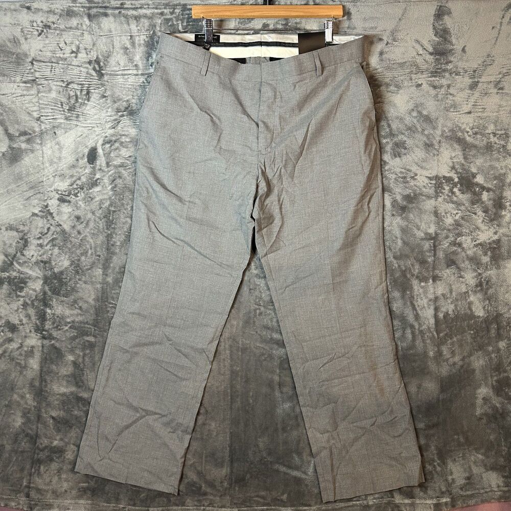 Banana Republic Men's Tailored Slim Heather Gray Dress Pants 38 x 30 NWT
